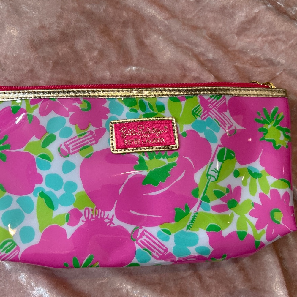 Lilly Pulitzer X Estée Lauder Cosmetics Bag
